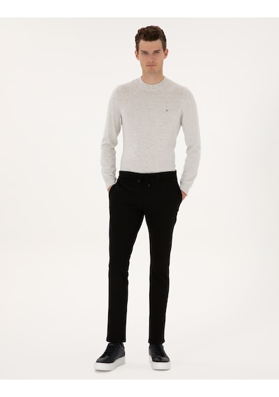 Pierre Cardin Erkek Siyah Pantolon Kanvas-chino 50309926-vr046 Siyah