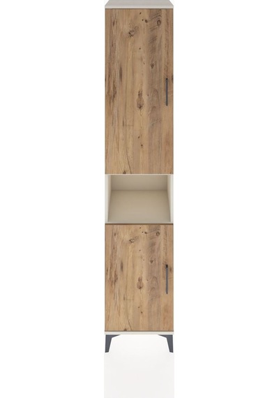 Hyperion Dolap 4 Raflı 2 Kapaklı Tek Askılı 44x44x221 Aytaşı-çam Aytaşı