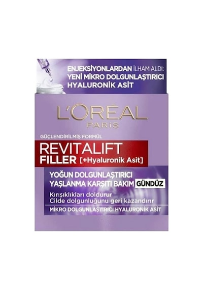 Revitalift Filler Yoğun Dolgunlaştırıcı Yaşlanma Karşıtı Gündüz Kremi