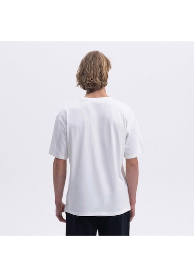 Ellesse Em376-of Oversize Tee Erkek T-shirt - Kırık Beyaz Kırık Beyaz