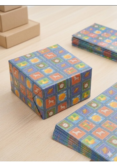 Şeylişeyler - 50x70 Desenli Hediye Paketleme Poşeti - Çocuk & Bebek Temalı Opp Tabaka - 100 Adet