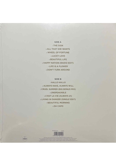 Ace Of Base Gold Altın Renkli Lp Plak