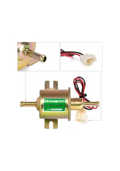 Üniversal Yakit Pompasi Hep-02a-24 Volt 2.5-4 Psi