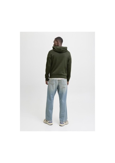 Jack & Jones 12152840 Jjecorp Logo Sweat Hood Noos Erkek Hoodie Sweatshirt Haki