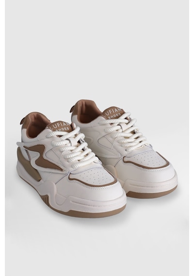 Lufian Maya Kadın Sneaker Ayakkabı Bej Bej 121230010100550 Bej