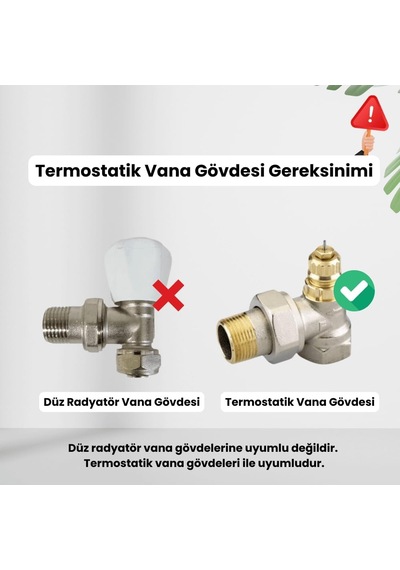 Zigbee Led Ekranlı Termostatik Radyatör Vanası Tuya, Smart Life, Zigbee2mqtt Uyumlu
