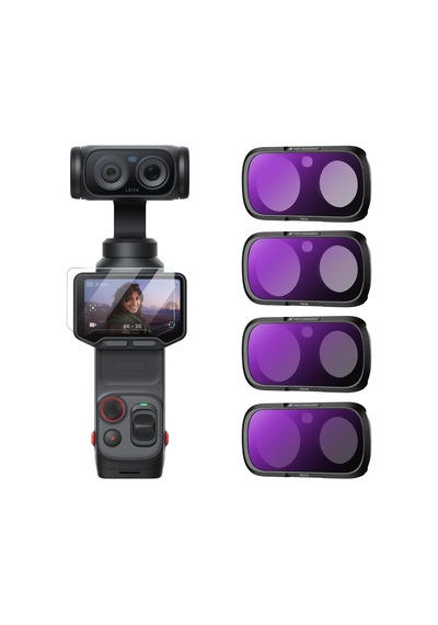 Insta360 Luna Ultra İle Uyumlu 4'lü Paket Nd Filtre Kiti Diğer