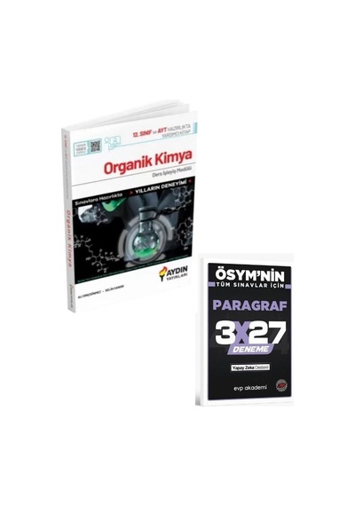 2027 Aydın 2027 Ayt Kimya Konu Anlatım Modülü 6 Organik Kimya+ Evp Akademi Paragraf