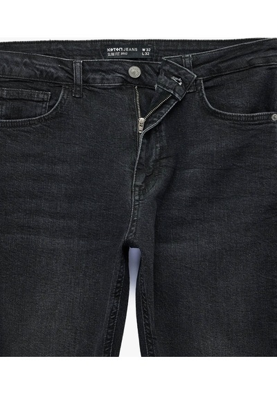 Koton Brad Siyah Erkek Jean Pantolon 7wam40087nd