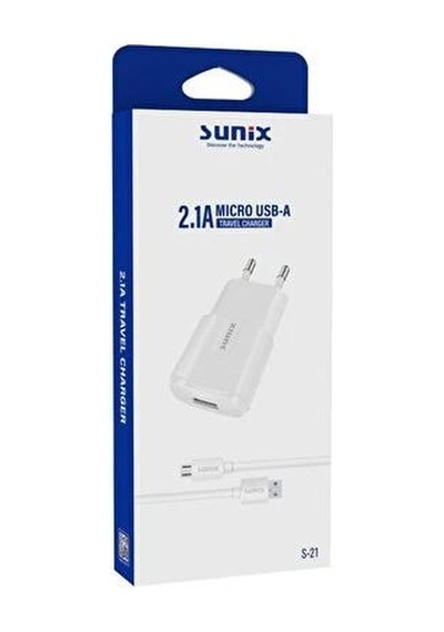 Sunıx S-21 2.1 A Mıcro Usb-a Travel Charger Şarj Cihazı