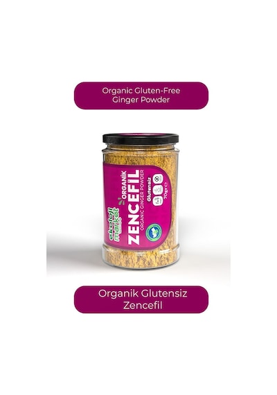 Ekoloji Market Organik Glutensiz Zencefil 70 G