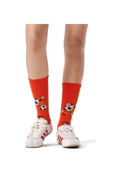 Happy Socks Team Netherlands Football Günlük Unisex Çorap Çok Renkli