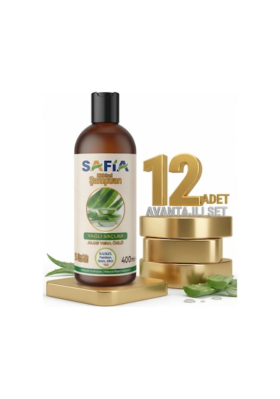 Safia Yağlı Saçlar İçin Şampuan 12x400 Ml