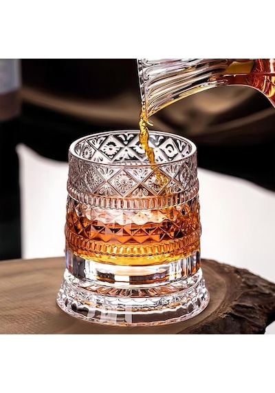 Büro Ev Ofis Mutfağı İçin 280ml 360 Dönen Kristal Cam Bardak Diğer