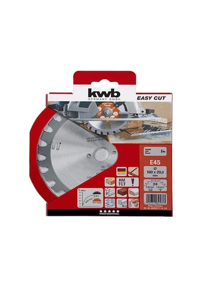 Tepsi Testere 160 X 20mm 24 Diş E45 584533