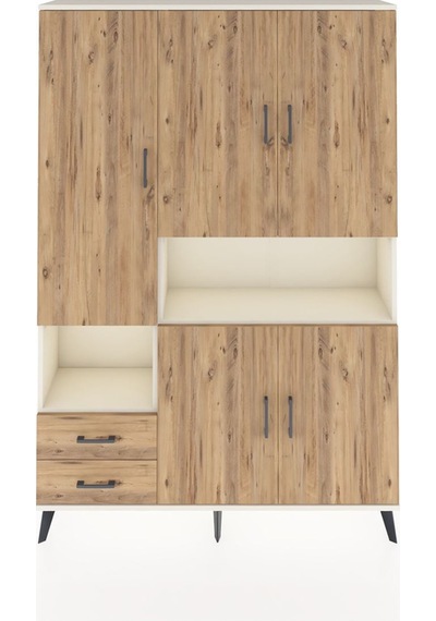 Arges Dolap 10 Raflı 2 Çekmeceli 5 Kapaklı 132x30x195 Aytaşı-çam/çam Atlas Çam/atlas Çam Arges Dolap 10 Raflı 2 Çekmeceli 5 Kapaklı 132x30x195 Aytaşı-çam/çam Atlas Çam/atlas Çam