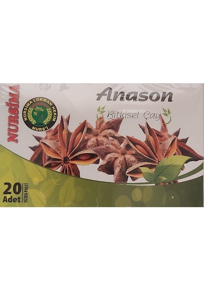 Nursima Anason Bitki Süzen Poşet Çay 20'li