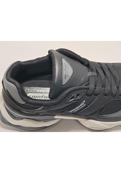 Cem Pekşen Bestof 588 Comfort Kalıp Memory Foam Erkek Spor Ayakkabı Siyah