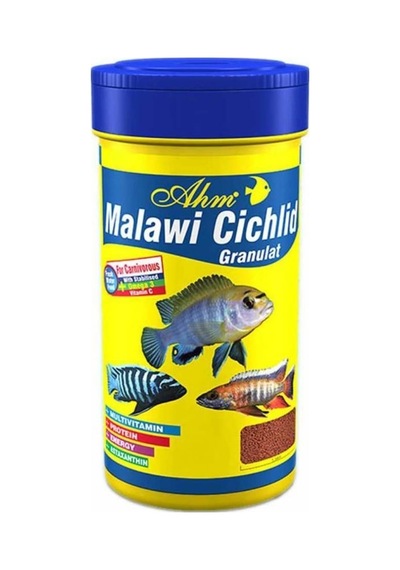 Ahm Malawi Cichlid Granulat Balık Yemi 250 ML
