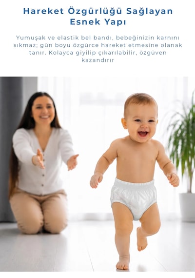 Babyjem Alıştırma Külodu 2li Set 3 Yaş Beyaz