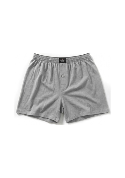 Öts Erkek %100 Pamuk Boxer Düğmeli Süprem Kumaş İç Giyim Konforu 2654 Gri