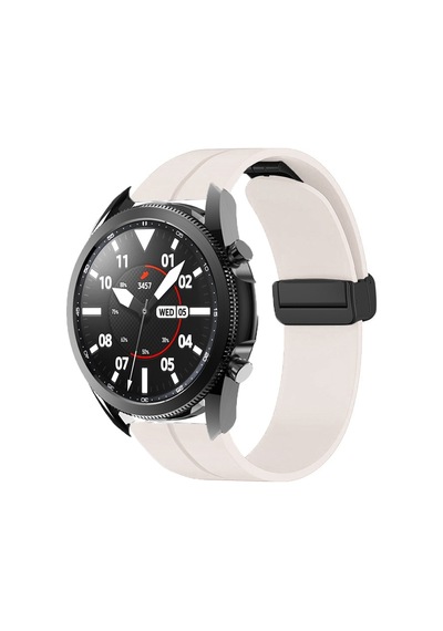 Samsung Galaxy Uyumlu Watch Gear S2 3 41 42 Active 2 40 44 Mm Kordon Magnetli Ayarlanır Silikon Kordon 20mm