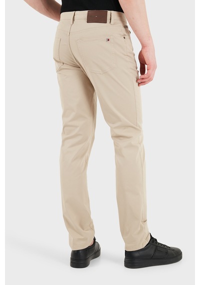 Tommy Hilfiger Pamuklu Straight Fit Normal Bel Pantolon Erkek Pantolon Mw0mw40915 Rbt Kum