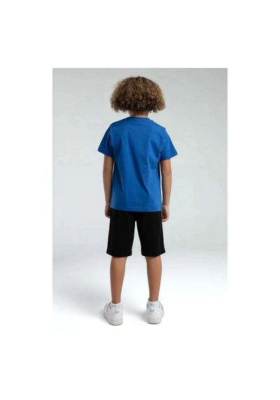 Erkek Çocuk Bermuda Takım - Cobalt Cobalt