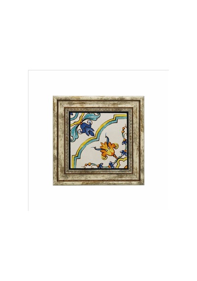 İtalyan Deseni Baskılı Taş Tablo 25x25 705
