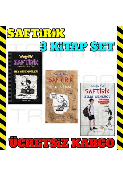 Epsilon Yayınları Saftirik Greg Serisi 10++ Kitaplık Set 3 Kitap