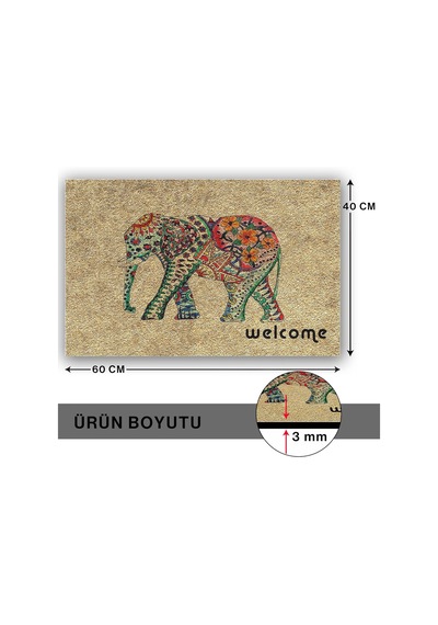 Monnhein Tasarımlı Dekoratif Kapı Önü Paspas, Dış Mekan/ev İçi/banyo/mutfak/yatak Odası/giriş Paspasları Re Genel
