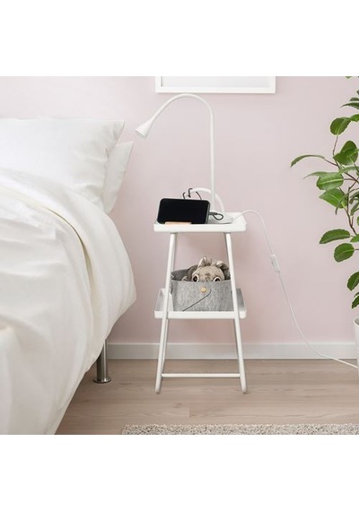 Ikea Hattasen Komodin, Beyaz, 43x27x58 Cm