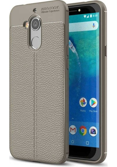 General Mobile 8 Go Kılıf Zore Niss Silikon Kapak Gri