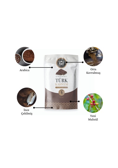 Oze Çikolata Aromalı Türk Kahvesi 100 G