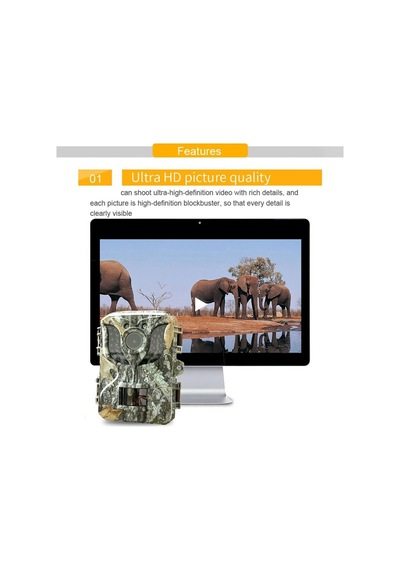 Dl-05 Fotokapan Kamera 16mp Full Hd 1080p Lcd Ekranlı Açık Takip Kamerası Ip66 Su Geçirmez Yaban Hayatı Kamera Kızılötesi Gece Görüş Kamera Trail Camera Diğer