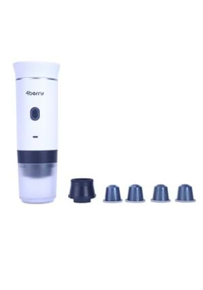 Kmpro Usb Şarjlı Kapsül Ve Öğütülmüş Taşınabilir Kahve Makinesi