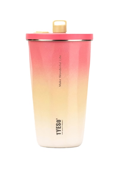 Tyeso Candy Tumbler Vakumlu Paslanmaz Çelik Termos 600 Ml-Siyah