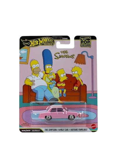 Hot Wheels Pop Culture The Sımpsons Famıly Car /voıture Famılıale Jhx09-hxd63