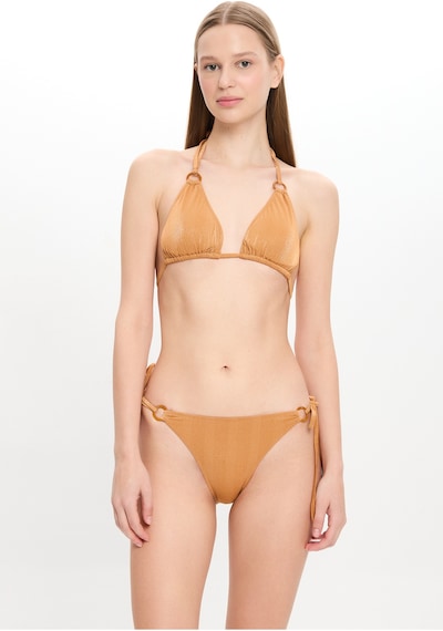 Toosalty Kadın Ten Rengi Simli Küçük Üçgen Bikini Takımı 25sw030st Bej