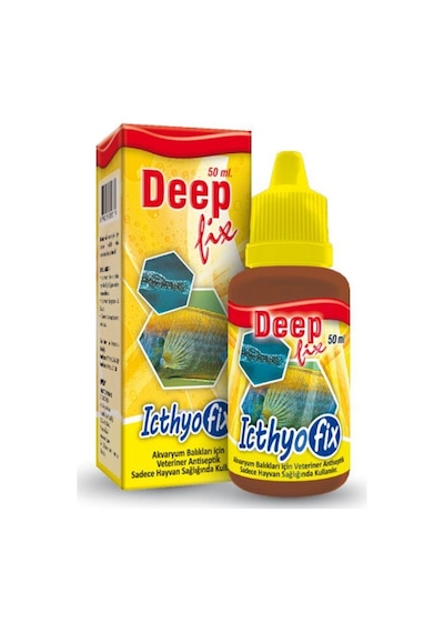 Deep Fix Ichthyofix Akvaryum Balıkları için Deri Losyonu 50 ML