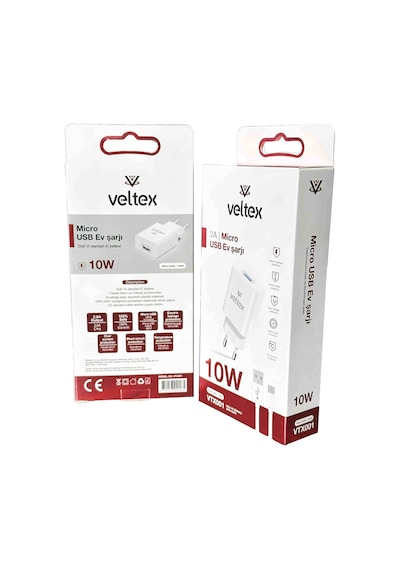 10W 2A (Micro) Şarj Aleti Veltex VTX001