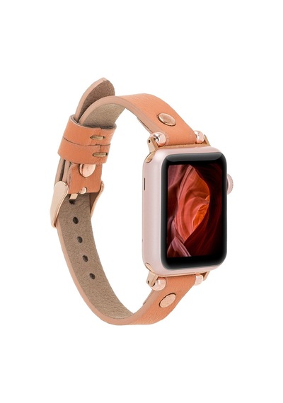 Apple Watch Uyumlu Deri Kordon 42-44-45mm Ferro Rt Nu3 Diğer