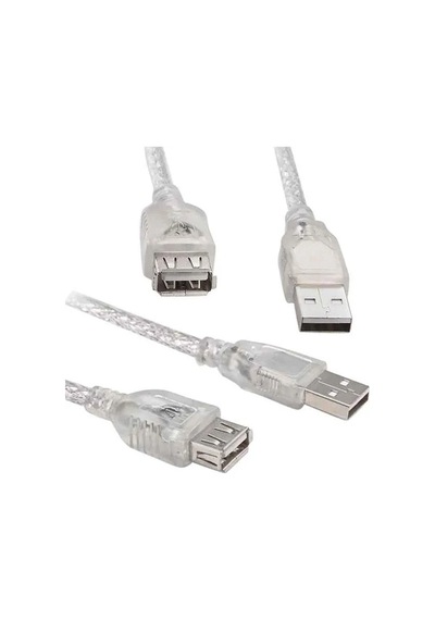 Powermaster Pm-18806 Şeffaf 10 Metre Usb 2.0 Uzatma Kablosu