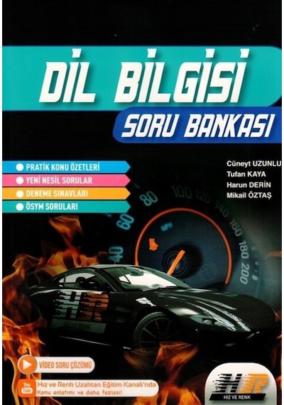 Hız Ve Renk Yayınları Dil Bilgisi Soru Bankası