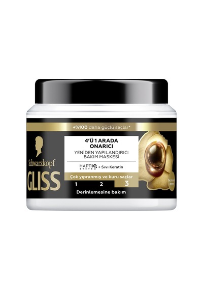 Gliss Ultimate Repair Saç Bakım Maskesi 400 Ml - 8 Adet Tarı