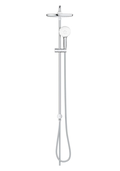 Grohe Tempesta System 250 Duvar Bağlantılı, Divertörlü Duş Sistemi - 26675001 Gümüş