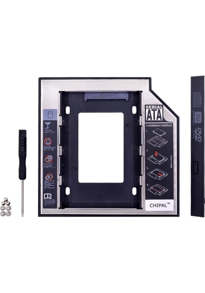 Al-4717 12.7mm Sata Hdd Harddisk Caddy Kızak Kutu Laptop Ssd Notebook Ikinci Hdd Takma