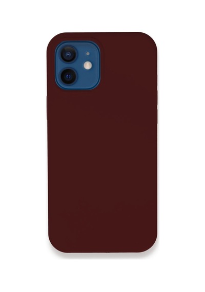 Apple iPhone Uyumlu 12 Kılıf Lansman Legant Silikon - Bordo İtdark7951