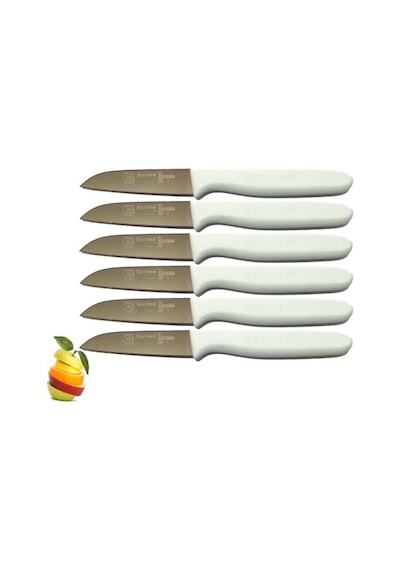 Sürmene Sürbisa 061007 Meyve Bıçağı 6 Lı Set Beyaz