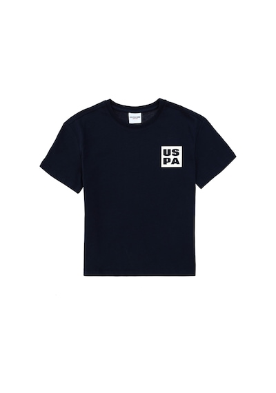 U.S. Polo Assn. Erkek Çocuk Lacivert Oversize Bisiklet Yaka Tişört 50295447-VR033 U.S. Polo Assn. Erkek Çocuk Lacivert Oversize Bisiklet Yaka Tişört 50295447-VR033